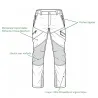 Pantalon de chasse Somlys 651 Ultra Light vert imperméable