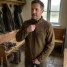 Pull Imperméable Demi-Zip pour Extérieur et Jardin
