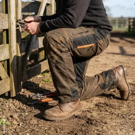 Pantalon anti-ronces Somlys Survivor 654 vert chasse