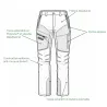 Pantalon anti-ronces Somlys Survivor 654 vert chasse
