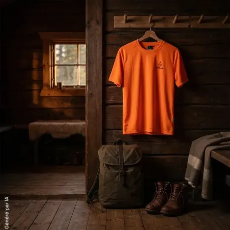 T-shirt Treeland Orange : Respirant et Confortable