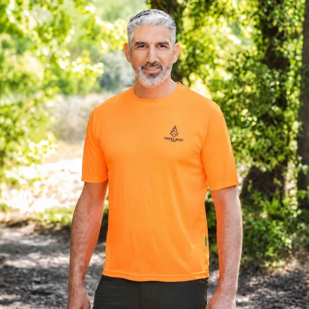 T-shirt Treeland Orange : Respirant et Confortable
