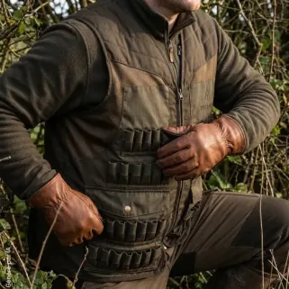 Gilet Vert 54 Tubes - Équipement Chasseur Essentiel