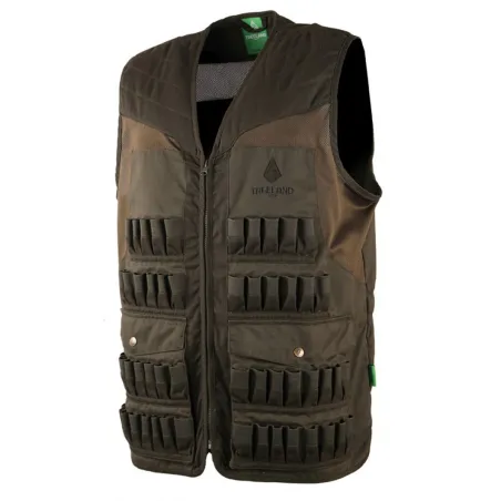 Gilet Vert 54 Tubes - Équipement Chasseur Essentiel