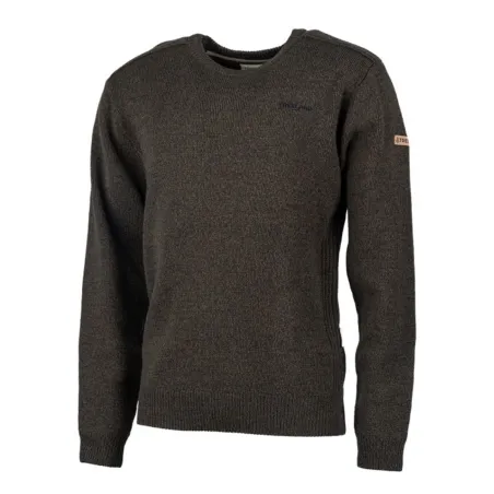 Pull chaud Treeland marron laine acrylique élevage