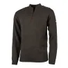 Pull Treeland marron chaud en laine et acrylique