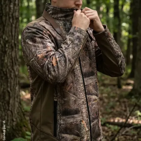 Veste Softshell Camo Forest - Confort et Résistance