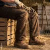 Pantalon Treeland Protect T578 marron renforcé imperméable