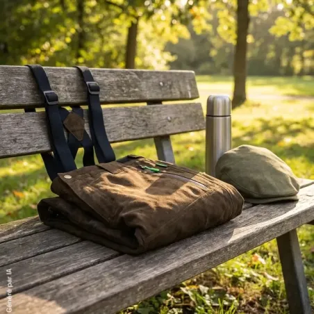Pantalon Treeland WarmHunt vert chaud et imperméable