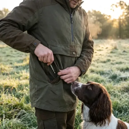 Vareuse Bristol kaki : robuste et imperméable