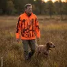 Veste imperméable camouflage orange pour chasse