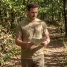 T-shirt Percussion Sanglier beige en coton 180 g/m²
