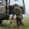 Polo Percussion manches longues kaki brodé logo