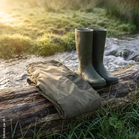 Pantalon Prohunt Springer kaki résistant et extensible