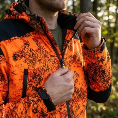 Blouson Prohunt Evo Snake Blaze orange étanche