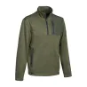 Pull coupe-vent Prohunt Windbreaker kaki demi-zip