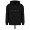 Sweat noir à capuche Gabion Unlimited demi-zip Baie