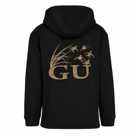 Sweat noir à capuche Gabion Unlimited demi-zip Baie