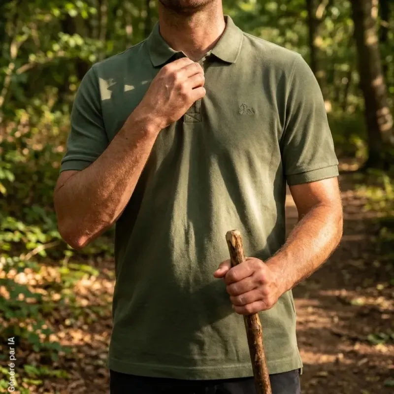 Polo Boisrond Vert - Confort et Élégance Quotidienne