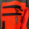 Veste Francital Cerbère orange fluo et vert 11 poches