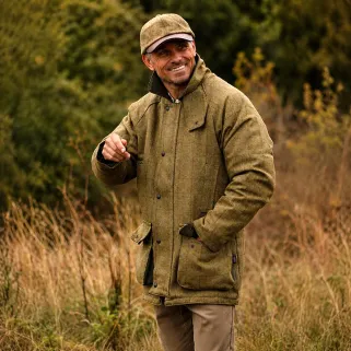 Veste Tweed Barlaston Vert Sauge - Chasse & Extérieur