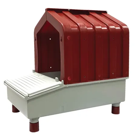 Nid de ponte NOVITAL gris/bordeaux - 37x44x33 cm plastique