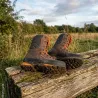 Bottes de chasse Diotto Taiga marron et orange