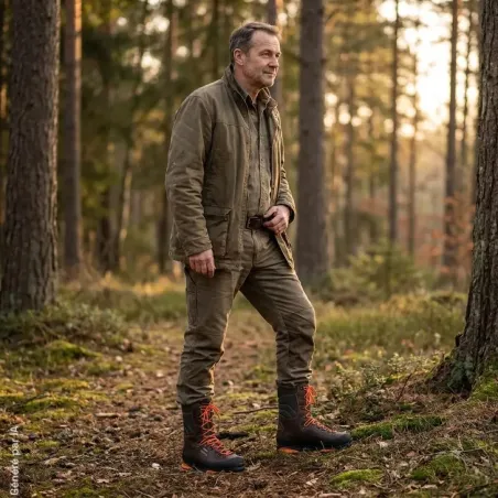 Bottes de chasse Diotto Taiga marron et orange