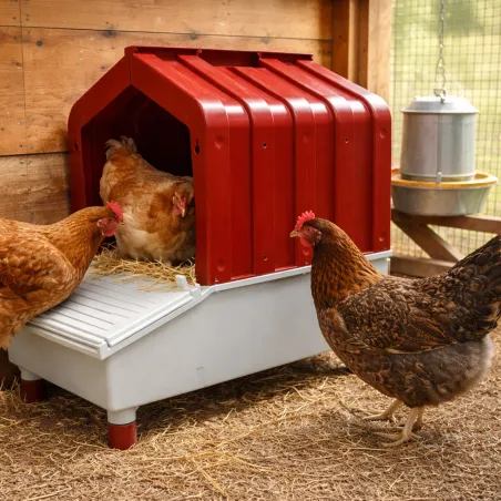 Nid de ponte NOVITAL gris/bordeaux - 37x44x33 cm plastique