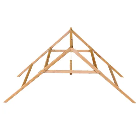 Perchoir bois 2 échelles + balançoire pour poules