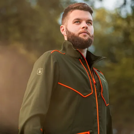 Veste Deerhunter Chamois verte extensible et résistante