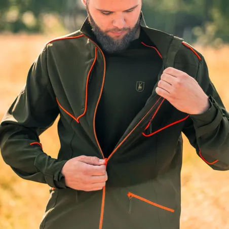 Veste Deerhunter Chamois verte extensible et résistante