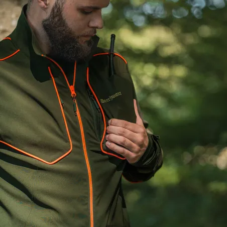 Veste Deerhunter Chamois verte extensible et résistante