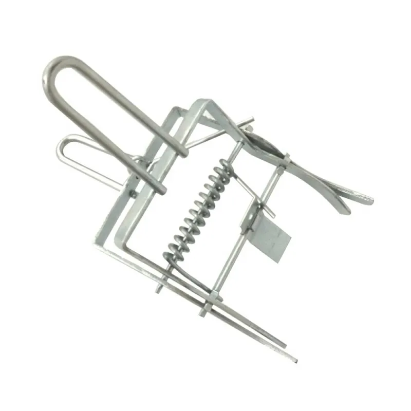 Piège à taupes métallique résistant - 21x11x11 cm