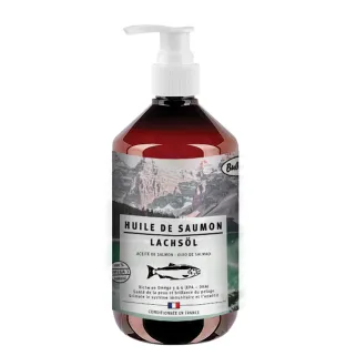 Huile de saumon 500ml - Éclat du pelage chien