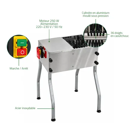 Plumeuse humide River Systems Piumina pour cailles 36 doigts