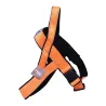 Harnais norvégien réfléchissant orange pour chiens 60-70cm