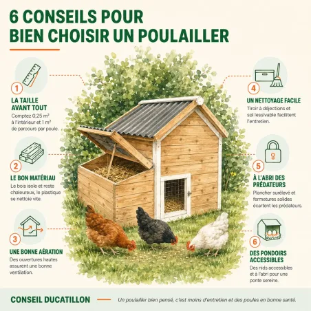 Poulailler surélevé en bois avec pondoir 140x90x135 cm