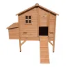 Poulailler surélevé en bois avec pondoir 140x90x135 cm