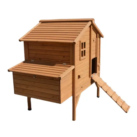 Poulailler surélevé en bois avec pondoir 140x90x135 cm