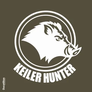 Sweat Keiler Hunter noir - Confort et robustesse 280g/m²