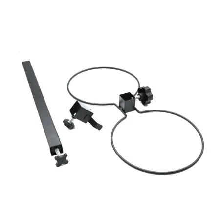 Mangeoire réglable chien avec 2 gamelles inox 19 cm