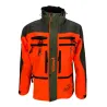 Veste Francital Cerbère orange fluo et vert 11 poches
