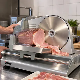 Trancheuse électrique Artus AF22 150W lame inox 220mm