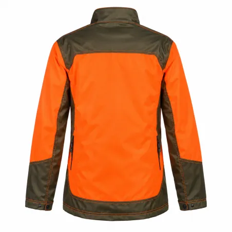 Veste imperméable orange Percussion pour chasseurs