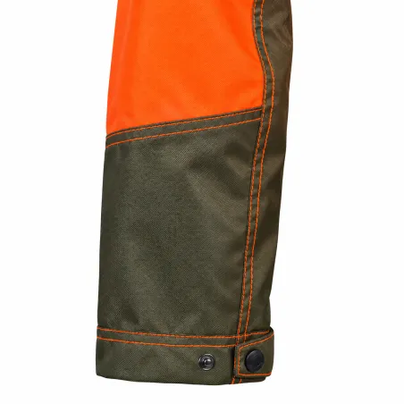 Veste imperméable orange Percussion pour chasseurs