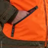 Veste imperméable orange Percussion pour chasseurs