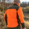 Veste imperméable orange Percussion pour chasseurs
