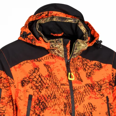 Blouson Prohunt Evo Snake Blaze orange étanche