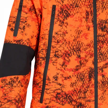 Blouson Prohunt Evo Snake Blaze orange étanche